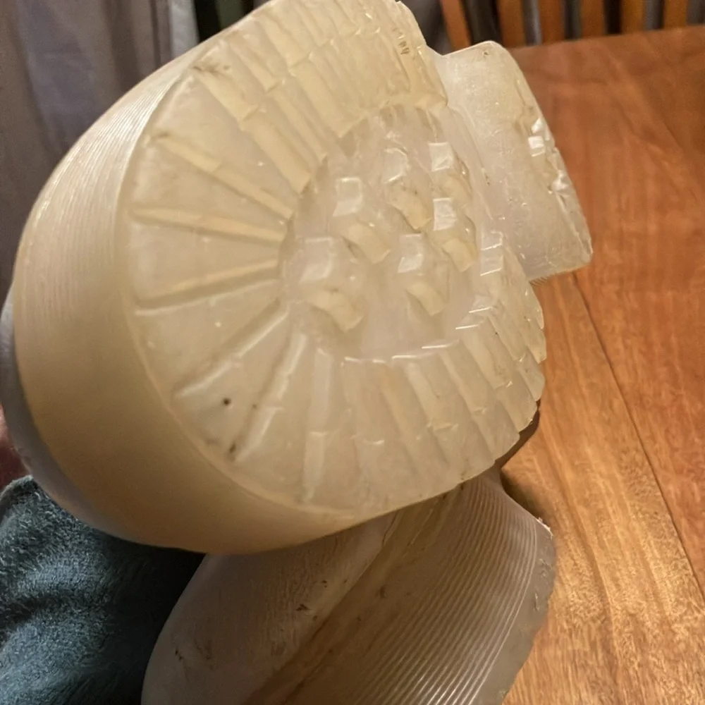 Jellypop moto combat white boot with zippers and jelly soles EU 37 / women’s 6.5 - Picture 10 of 13